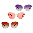 KAPOLEI | Women Luxury Rimless Look Halo Cat Eye Fashion Sunglasses