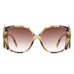 Vortexia - Oversize Irregular Frame Large Fashion Square Sunglasses