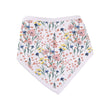 Bavoirs bandana en bambou fleurs sauvages, paquet de 3