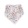 Bavoirs bandana en bambou fleurs sauvages, paquet de 3