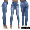 Pantalon en jean crayon extensible en denim