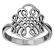 Plain Sterling Silver Celtic Ring