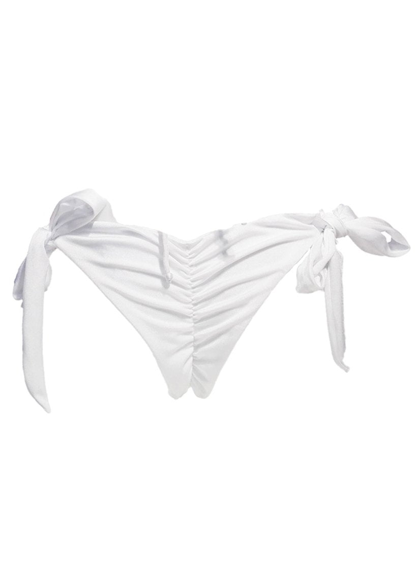 Tessa Tie Side Bottom - White