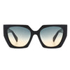 Kaeliana - Oversize Square Tinted Women Fashion Cat Eye Sunglasses