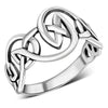 Plain Celtic Knot Silver Ring