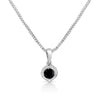 Solitaire diamant de couleur traité en argent sterling .925 18