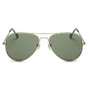 AARUS | Unisex Classic Metal Teardrop Aviator Shades Sunglasses