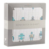 Robots Cotton Muslin Newcastle Blanket