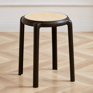 Stackable Modern Rattan Stool