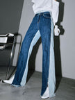 Pantalon large en denim ample Sawako