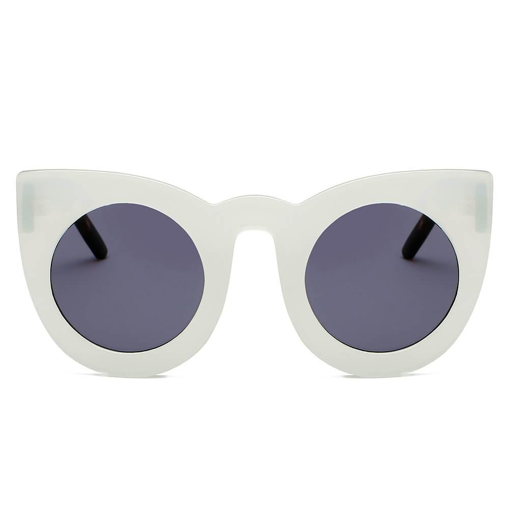 Hinton | Women Round Cat Eye Oversize Sunglasses