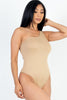 One Shoulder Solid Casual Bodysuit (CAPELLA)