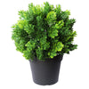 Petite plante de houblon à fleurs artificielles en pot, résistante aux UV, 20cm