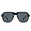 Nightime - Retro Square Fashion Aviator Vintage Style Tinted Sunglasses