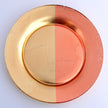 GILT MEZZO Set/4 Gold/Rose Salad Plates