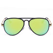 DURHAM | Unisex Mirrored Aviator Fashion Sunglasses