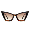 Stardaze - Lunettes de soleil carrées rétro tendance œil de chat pointues