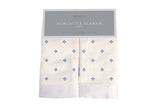 Periwinkle Diamond Polka Dot Bamboo Newcastle Blankie