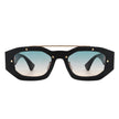 Xanadusk- Geometric Retro Irregular Brow-Bar Square Fashion Sunglasses