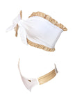 Haut bandeau et bas classique Lexy - Blanc