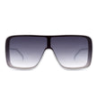 Wildwind - Square Fashion Flat Top Oversize Retro Sunglasses