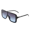 Wildwind - Square Fashion Flat Top Oversize Retro Sunglasses