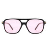 Skyhavoc - Retro Square Brow-Bar Fashion Aviator Sunglasses