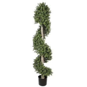 Artificial Topiary Spiral Tree 150cm UV Resistant