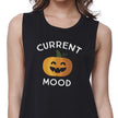 Pumpkin Current Mood Haut court noir pour femme