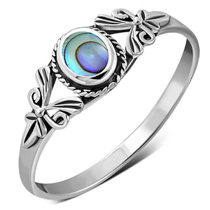 Petals Abalone Shell Sterling Silver Ring