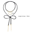 Audacious Ribbon Bow Layered Necklace