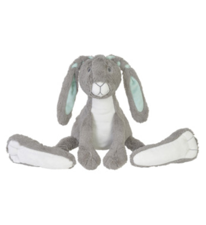 Grey Rabbit Twine No. 3 Plush Animal by Happy Horse