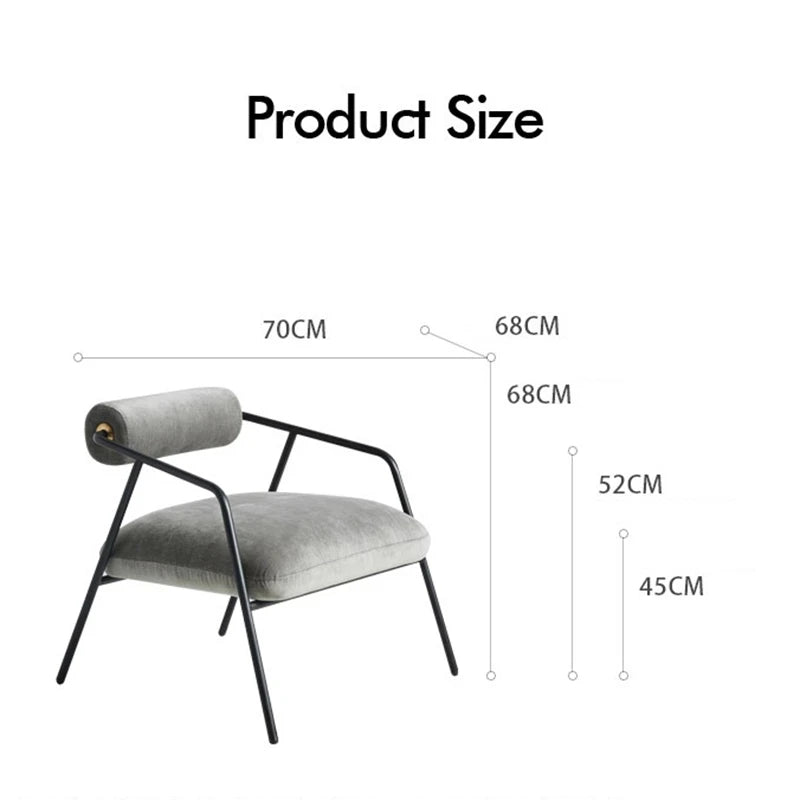 Designer Modern Iron Armchair