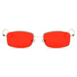 GARNER | Retro Vintage Slim Rectangle Sunglasses