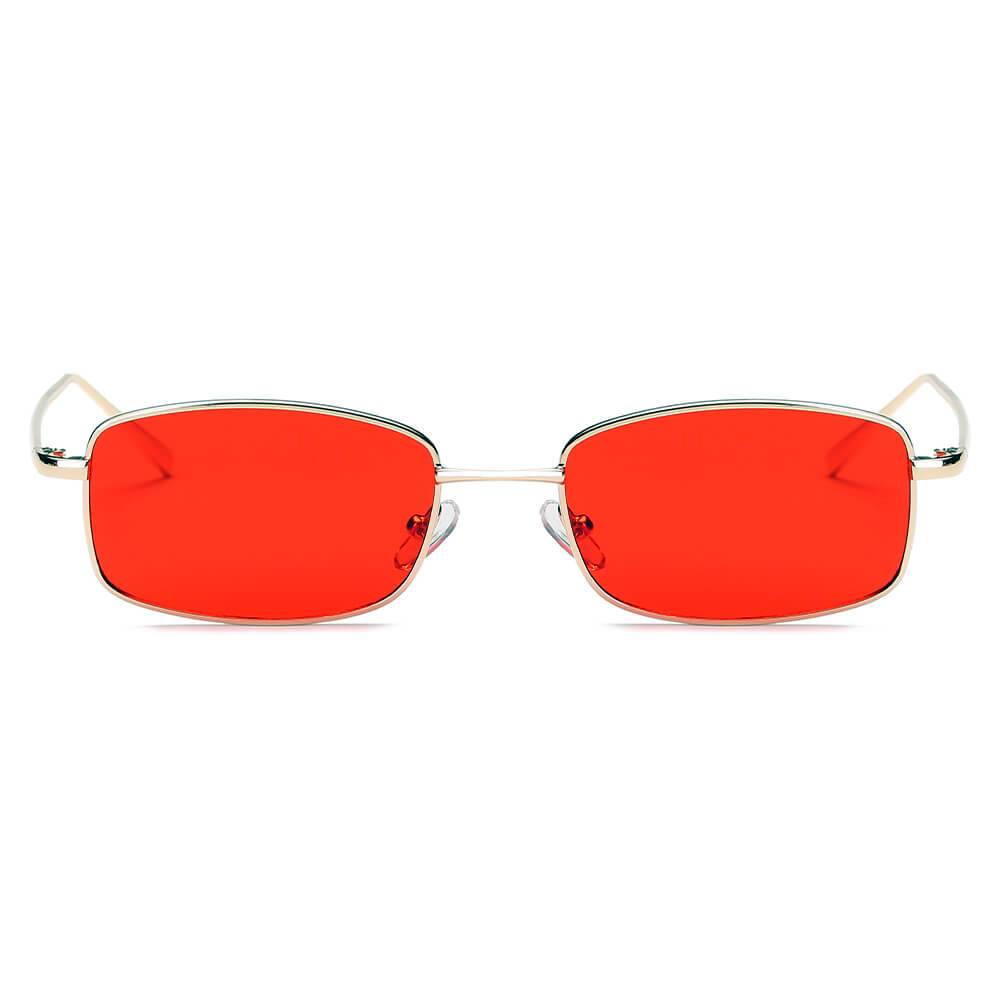 GARNER | Retro Vintage Slim Rectangle Sunglasses