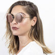 CLARCKSTON | Women's Trendy Mirrored Lens Cat Eye Sunglasses