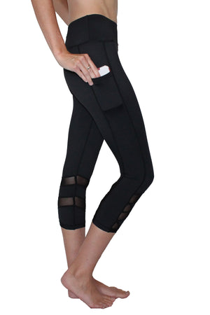 Black Mesh 2.0 - Pocket Capri