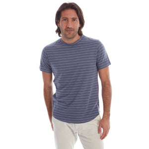 T-shirt rayé en jacquard Cooper