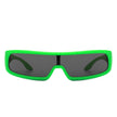 Orion - Futuristic Wrap Around Fashion Rectangle Shield Sunglasses