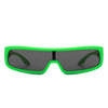 Orion - Futuristic Wrap Around Fashion Rectangle Shield Sunglasses