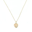 Olivia Heart Druzy Necklace