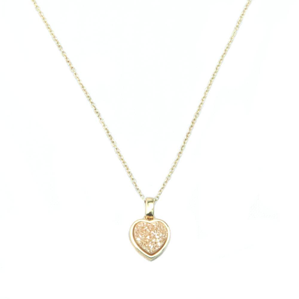 Collier Druzy Coeur Olivia