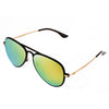 DURHAM | Unisex Mirrored Aviator Fashion Sunglasses