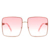 Evangely - Classic Square Tinted Fashion Oversize Women Sunglasses