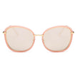 BROOKVILLE | Women Round Cat Eye Oversize Sunglasses