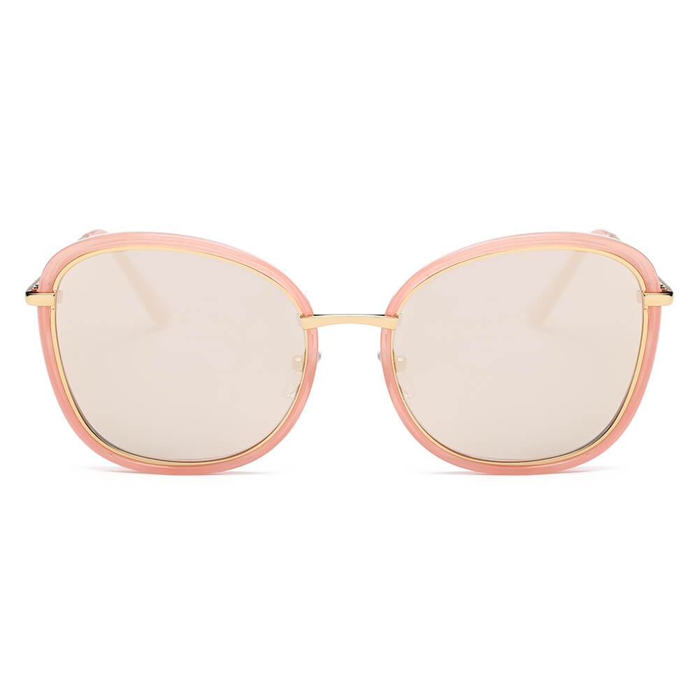 BROOKVILLE | Women Round Cat Eye Oversize Sunglasses