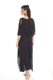 Jalapao Black Kaftan Cover Up Duster