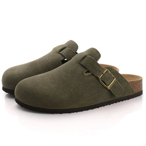 Fur Suede Clogs