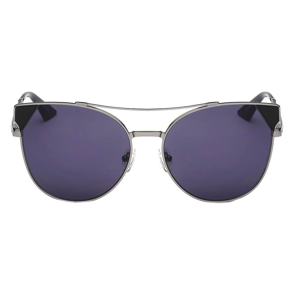 CLARCKSTON | Women's Trendy Mirrored Lens Cat Eye Sunglasses