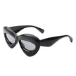 Vexa - Fashion Trendy Cat-Eye Thick Frame Lip Sunglasses